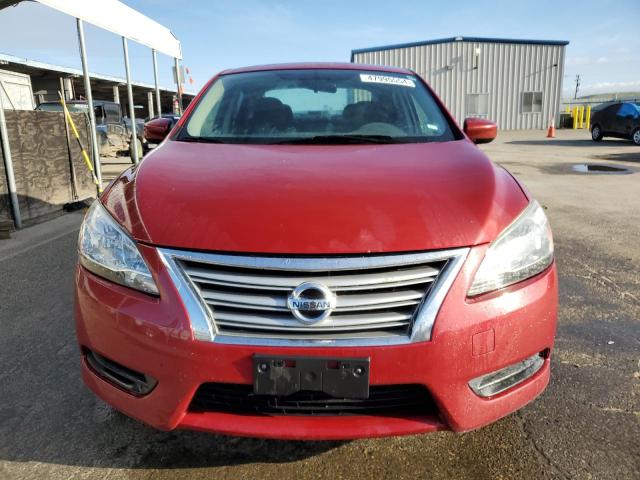 3N1AB7AP6EL649527 - 2014 NISSAN SENTRA S RED photo 5