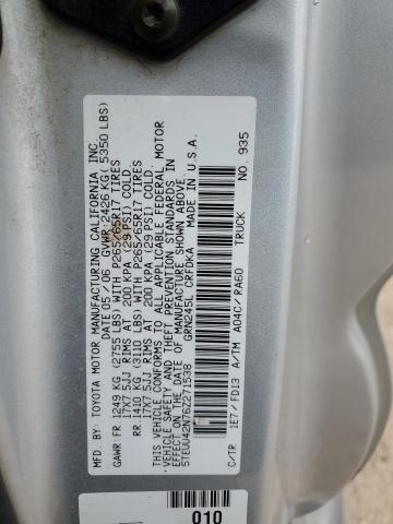 5TEUU42N76Z271538 - 2006 TOYOTA TACOMA ACCESS CAB Gümüş foto 12