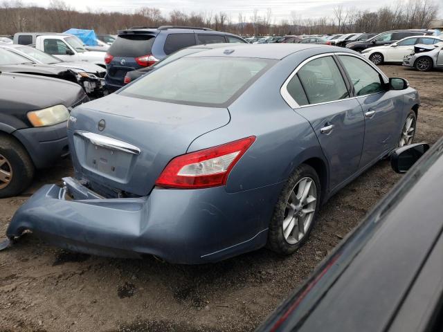 1N4AA5AP8BC839346 - 2011 NISSAN MAXIMA S BLUE photo 3