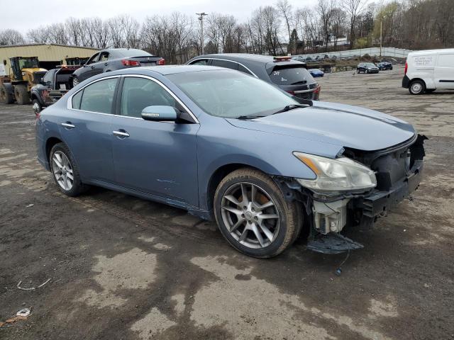 1N4AA5AP8BC839346 - 2011 NISSAN MAXIMA S BLUE photo 4