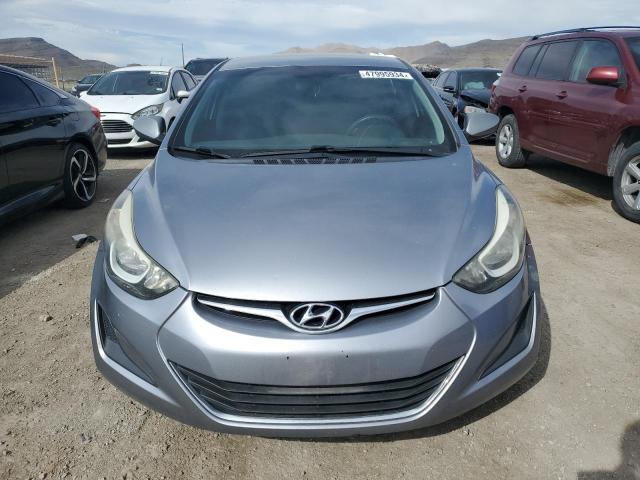 5NPDH4AE6GH698428 - 2016 HYUNDAI ELANTRA SE SILVER photo 5