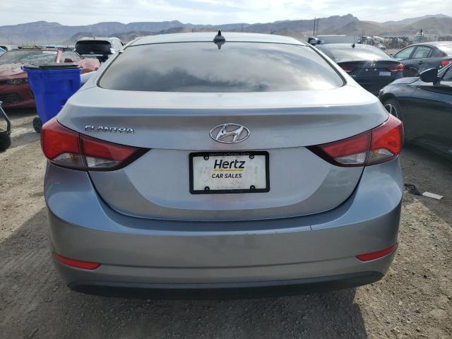 5NPDH4AE6GH698428 - 2016 HYUNDAI ELANTRA SE SILVER photo 6