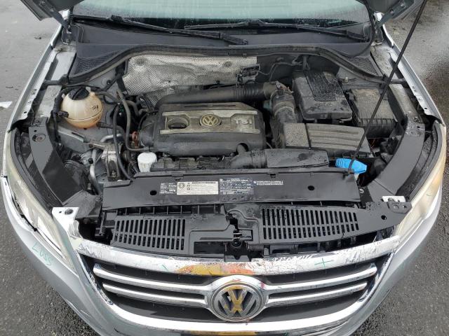 WVGBV7AX4BW516758 - 2011 VOLKSWAGEN TIGUAN S SILVER photo 11