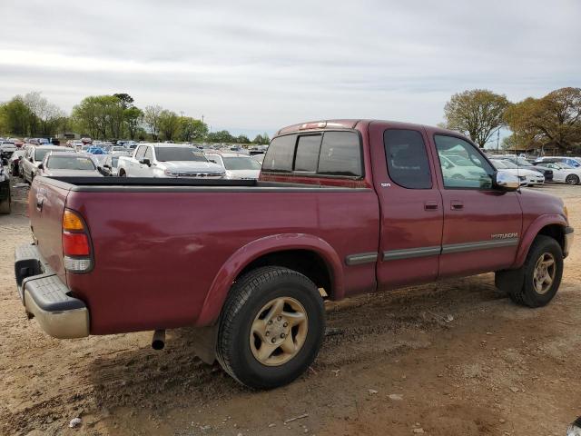 5TBRN34162S286457 - 2002 TOYOTA TUNDRA ACCESS CAB SR5 RED photo 3