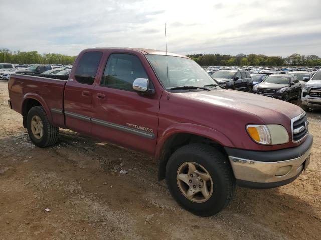 5TBRN34162S286457 - 2002 TOYOTA TUNDRA ACCESS CAB SR5 RED photo 4