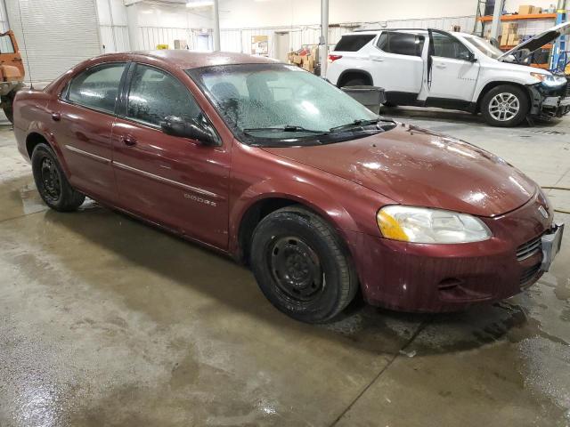 1B3EJ46X01N707359 - 2001 DODGE STRATUS SE MAROON photo 4