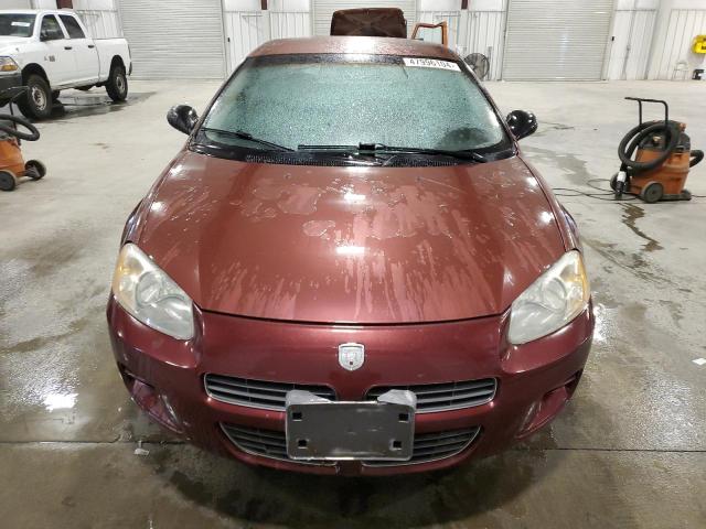 1B3EJ46X01N707359 - 2001 DODGE STRATUS SE MAROON photo 5