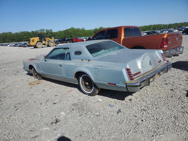 9Y895721389 - 1979 LINCOLN CONTINENTA TURQUOISE photo 2