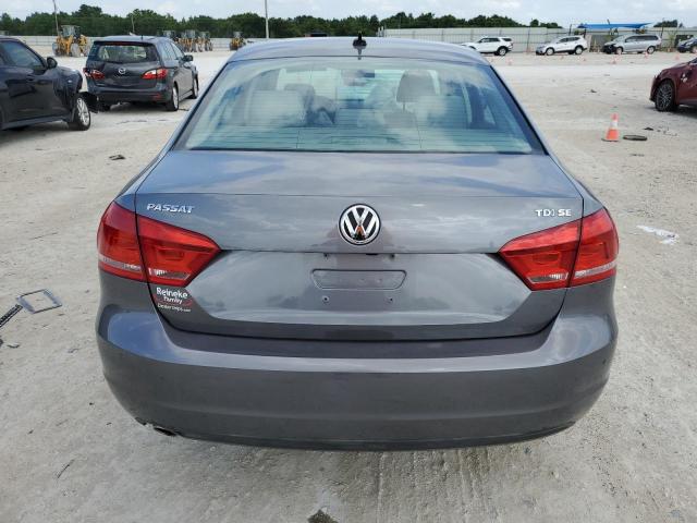 1VWBN7A3XEC112593 - 2014 VOLKSWAGEN PASSAT SE GRAY photo 6