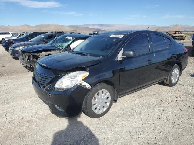 3N1CN7AP5EL863263 - 2014 NISSAN VERSA S BLACK photo 1