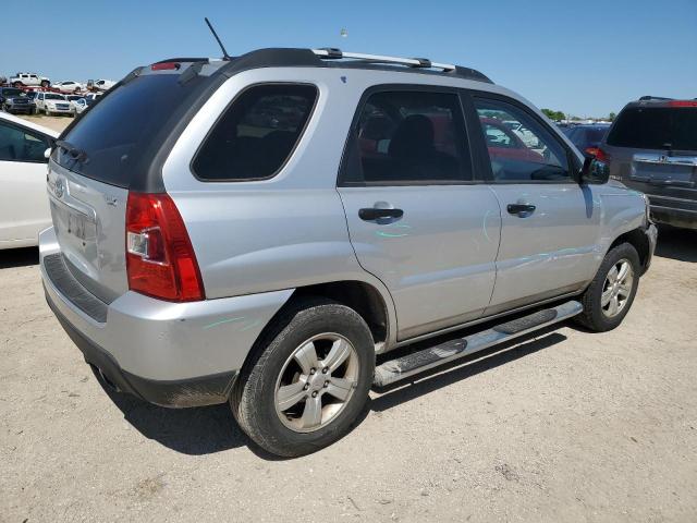 KNDJF724797592934 - 2009 KIA SPORTAGE LX SILVER photo 3