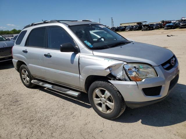 KNDJF724797592934 - 2009 KIA SPORTAGE LX SILVER photo 4