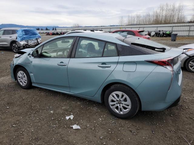 JTDKBRFU5G3000991 - 2016 TOYOTA PRIUS BLUE photo 2