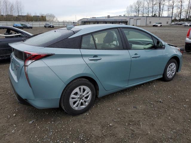 JTDKBRFU5G3000991 - 2016 TOYOTA PRIUS BLUE photo 3