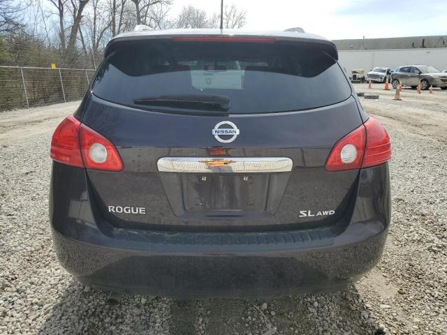 JN8AS5MV4CW416415 - 2012 NISSAN ROGUE S BLACK photo 6