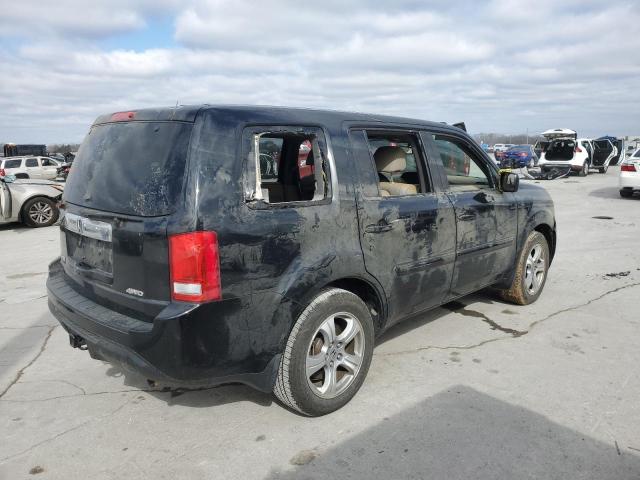 5FNYF4H5XFB007394 - 2015 HONDA PILOT EXL BLACK photo 3