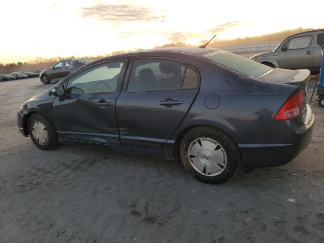 JHMFA362X8S005433 - 2008 HONDA CIVIC HYBRID GRAY photo 2