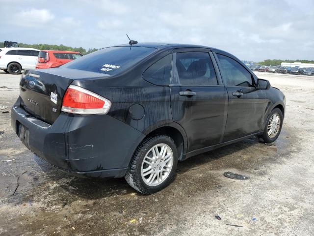 1FAHP3FN8BW117995 - 2011 FORD FOCUS SE BLACK photo 3