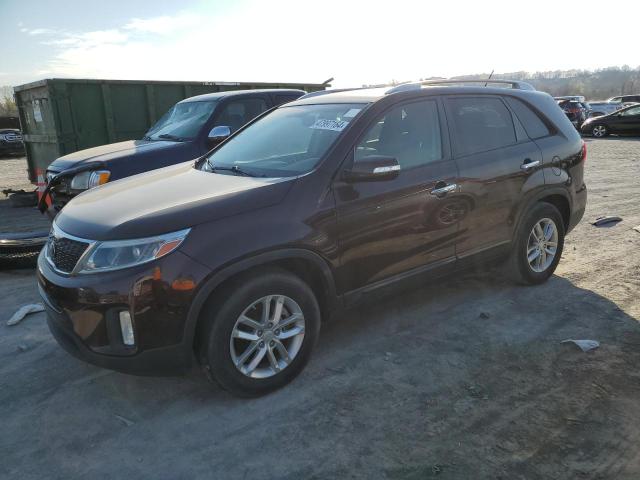 5XYKT4A62FG658318 - 2015 KIA SORENTO LX BURGUNDY photo 1