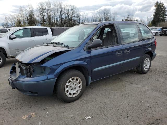 1C4GJ25B92B530959 - 2002 CHRYSLER VOYAGER BLUE photo 1