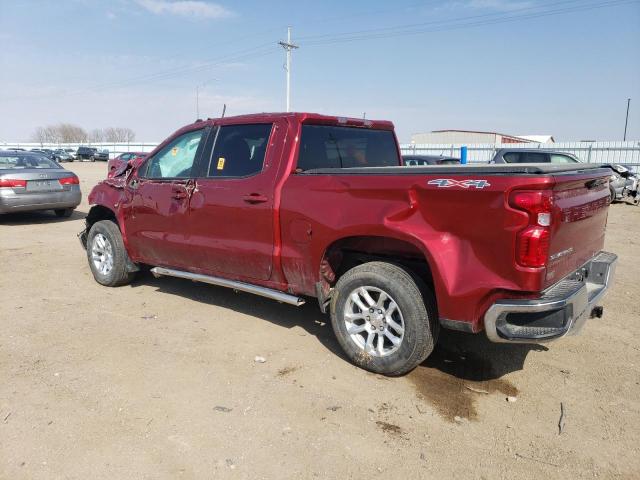 1GCPDDEK7PZ206121 - 2023 CHEVROLET SILVERADO K1500 LT RED photo 2