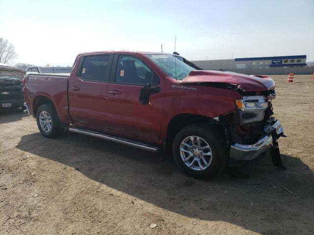 1GCPDDEK7PZ206121 - 2023 CHEVROLET SILVERADO K1500 LT RED photo 4