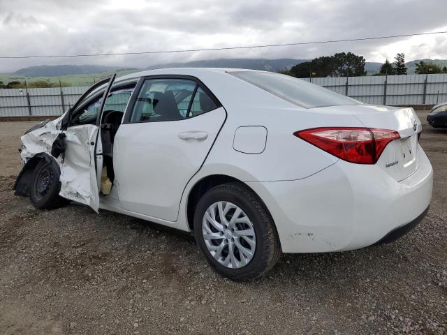 5YFBURHE2HP724209 - 2017 TOYOTA COROLLA L WHITE photo 2