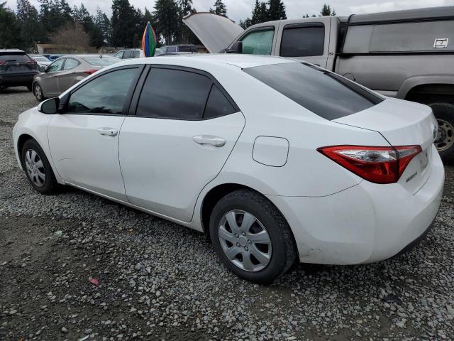 5YFBURHEXEP099618 - 2014 TOYOTA COROLLA L WHITE photo 2