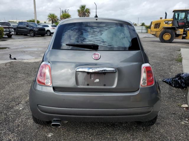 3C3CFFAR5CT383232 - 2012 FIAT 500 POP GRAY photo 6