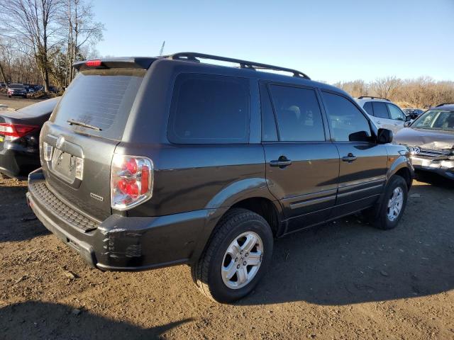 2HKYF18166H556071 - 2006 HONDA PILOT LX CHARCOAL photo 3