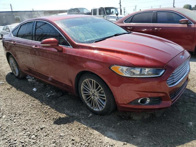 3FA6P0H96ER103445 - 2014 FORD FUSION SE RED photo 4