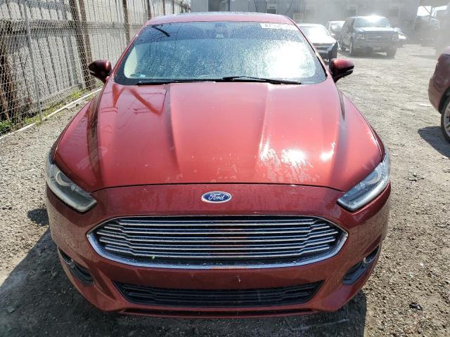 3FA6P0H96ER103445 - 2014 FORD FUSION SE RED photo 5