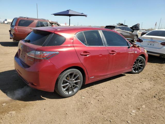 JTHKD5BH2C2081152 - 2012 LEXUS CT 200 MAROON photo 3