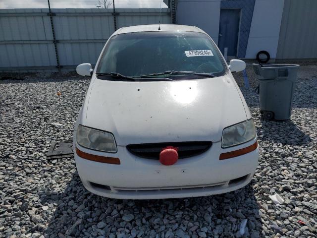 KL1TD66617B773307 - 2007 CHEVROLET AVEO BASE 白色 照片 5