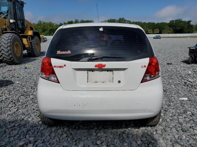 KL1TD66617B773307 - 2007 CHEVROLET AVEO BASE 白色 照片 6