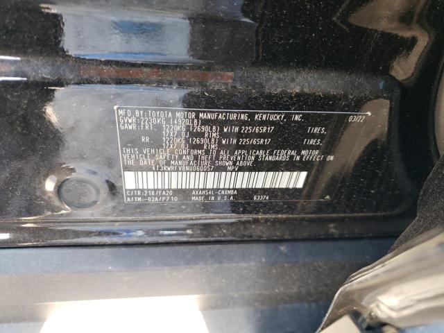 4T3RWRFV8NU060057 - 2022 TOYOTA RAV4 XLE Қара фото 13