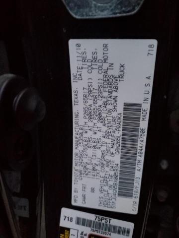 5TFJU4GN5BX005934 - 2011 TOYOTA TACOMA DOUBLE CAB PRERUNNER GREEN photo 12