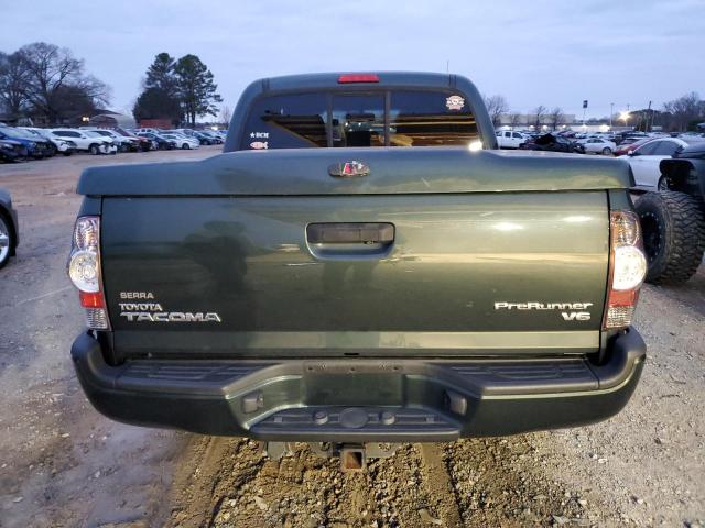 5TFJU4GN5BX005934 - 2011 TOYOTA TACOMA DOUBLE CAB PRERUNNER GREEN photo 6