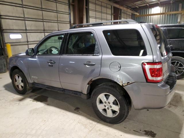 1FMCU03Z28KC65638 - 2008 FORD ESCAPE XLT GRAY photo 2