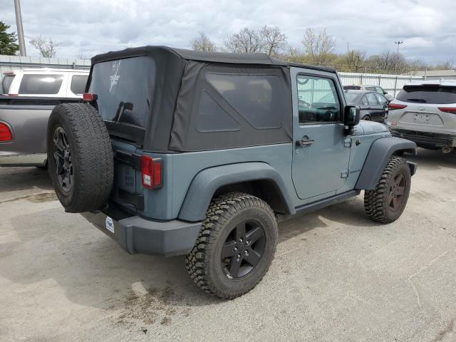 1C4AJWAG5FL535798 - 2015 JEEP WRANGLER SPORT GRAY photo 3