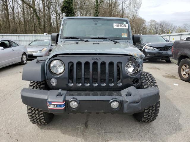 1C4AJWAG5FL535798 - 2015 JEEP WRANGLER SPORT GRAY photo 5