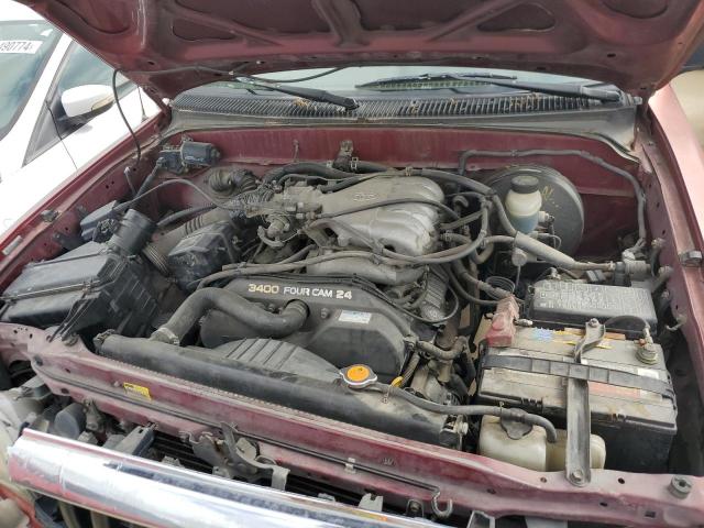 5TESN92N22Z080248 - 2002 TOYOTA TACOMA XTRACAB PRERUNNER 红色 照片 11