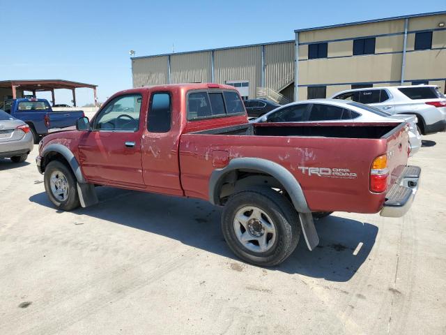 5TESN92N22Z080248 - 2002 TOYOTA TACOMA XTRACAB PRERUNNER RED photo 2