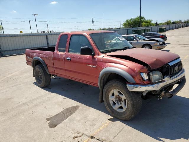 5TESN92N22Z080248 - 2002 TOYOTA TACOMA XTRACAB PRERUNNER RED photo 4