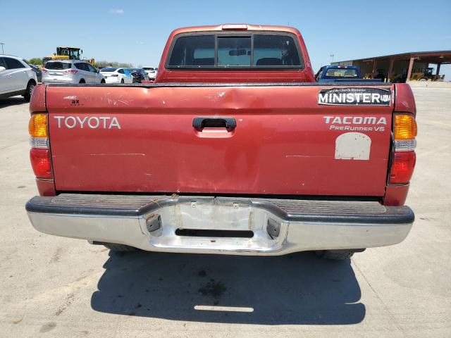 5TESN92N22Z080248 - 2002 TOYOTA TACOMA XTRACAB PRERUNNER 红色 照片 6