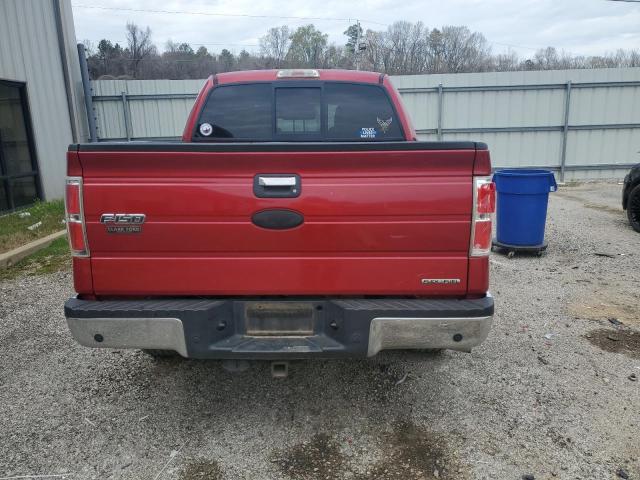 1FTFW1CF4BKD61902 - 2011 FORD F150 SUPERCREW RED photo 6