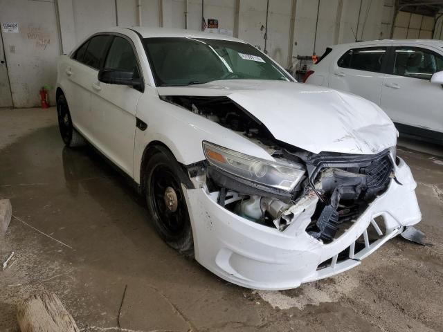 1FAHP2L84DG150773 - 2013 FORD TAURUS POLICE INTERCEPTOR WHITE photo 4