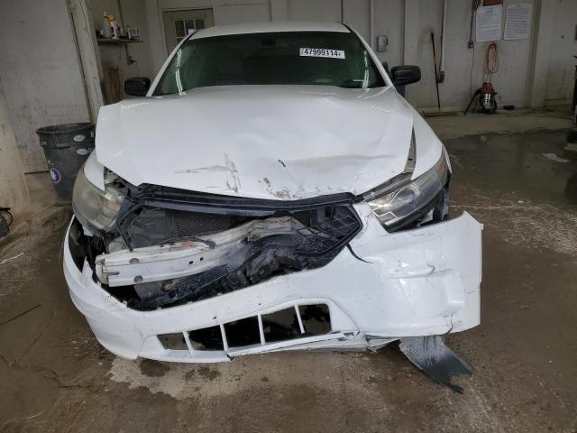 1FAHP2L84DG150773 - 2013 FORD TAURUS POLICE INTERCEPTOR WHITE photo 5