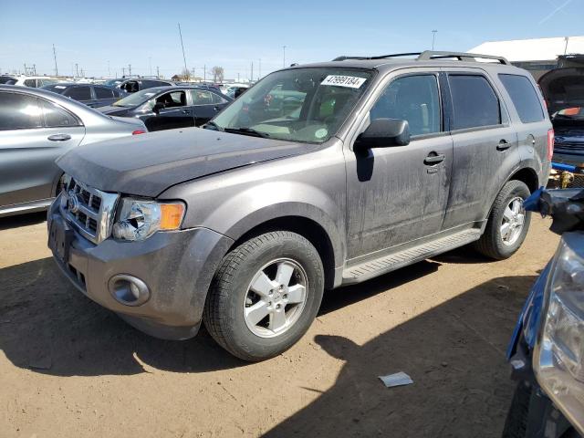 1FMCU9DG9CKC07682 - 2012 FORD ESCAPE XLT GRAY photo 1