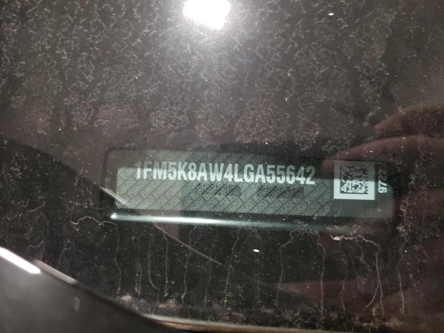 1FM5K8AW4LGA55642 - 2020 FORD EXPLORER POLICE INTERCEPTOR BLACK photo 14